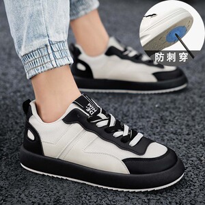 专卖店天猫带钢板铁头工作老宝劳保打孔模具汽修专用男皮鞋铁底工程