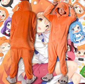 干物妹小埋连体睡衣二次元动漫周边法兰绒加厚男女款纯棉居家服冬