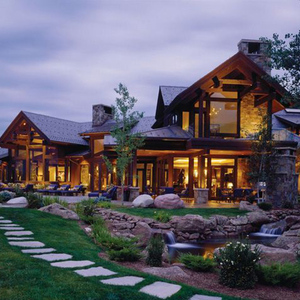 别墅庭院简易小房子楼顶花园防腐木组装移动现代欧式木屋0人付款1650