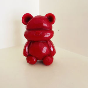 舒肤佳红石榴香皂车载爱心形小熊丝带香薰车内淡香挂件diy礼物