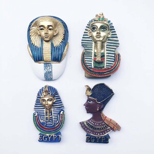 创意旅游纪念品磁铁冰箱贴埃及法老立体手工彩绘装饰工艺品伴手礼
