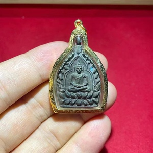 000人付款淘宝泰国泰子屋 龙婆宋鹏2545年九宝铜材质银壳珐琅彩