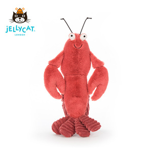 英国jellycat larry小龙虾婴儿宝宝毛绒玩具安抚玩偶公仔睡觉抱枕