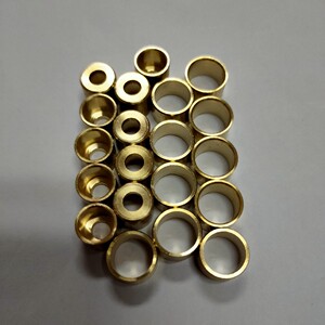 刀柄配件黄铜护手锥形铜箍抖杆手柄前箍雕刻刀小铜箍卡圈卡箍