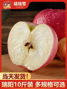 【10斤装】瑞阳苹果新鲜脆甜红富士全红大果陕西白水苹果