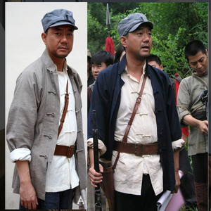 民兵游击队演出服百姓服民国服装舞台话剧表演服二狗北伐军演出服