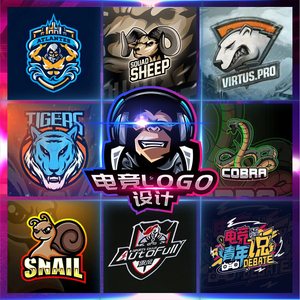 头像logo电竞定制公会俱乐部赛事车队队徽图标机车班徽设计团队