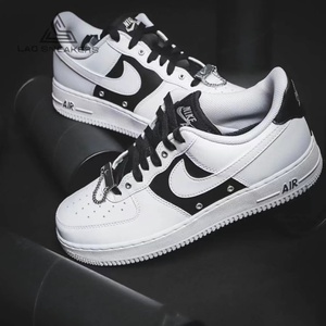 耐克nike air force 1 low af1 白黑银扣空军一号板鞋 da8571-100