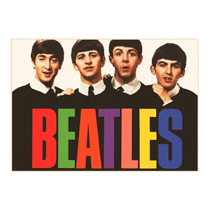 03甲壳虫乐队海报约翰列侬林戈斯塔尔保罗麦卡特尼乔治哈里森