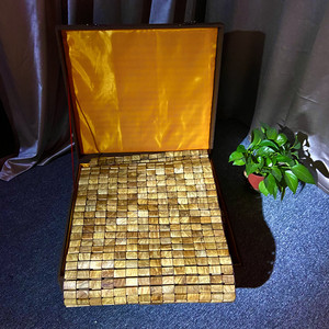 金丝楠木凉席小叶桢楠麻将席防滑天然实木折叠手工学生宿舍可定制