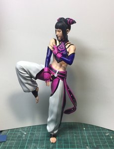 林浩己 wf2018夏 街霸 1/8 韩蛛俐 朱莉 juri gk 白模 手办