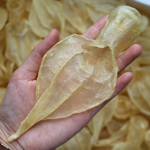 溪沃本港白花胶,鱼胶500g溪沃白花胶正品干货深海滋补鱼胶鱼鳔