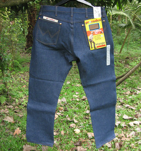 正品 wrangler 13mwz 90年代美产威格男直筒原色牛仔裤大码w38l30