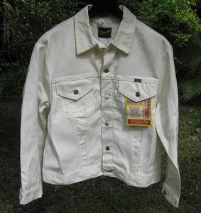 全新正品 wrangler 80年代美产威格男款白夹克(44