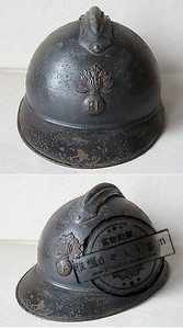 代购原品头盔 法国一战adrian头盔收藏钢盔模型1915 m15步兵