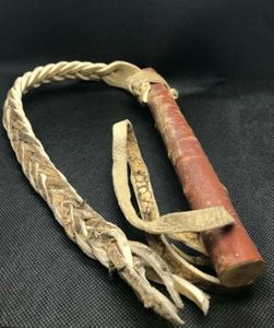 代购蒙古木柄赶马鞭子手工牛皮复古收藏老式骑马赛马