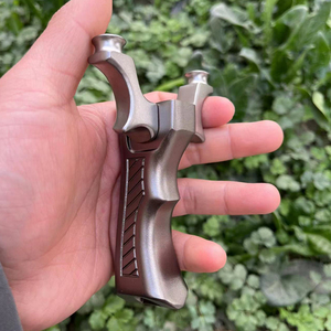 奇策f1圆头扁皮弹弓高精准大威力不锈钢弹弓鸡王弹弓