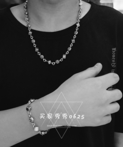 日本专柜代购 chrome hearts 克罗心十字架骰子项链/手链
