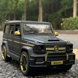奔驰大g g65巴博斯合金模型车1:24越野车仿真金属汽车模型 玩具车