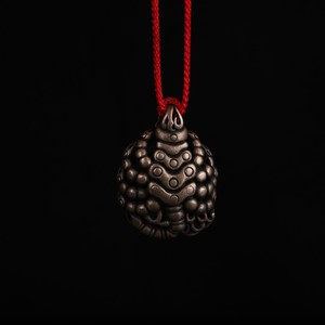 800人付款淘宝忿怒莲师火焰铁蝎莲花生大士法器蝎子银饰吊坠925银文玩