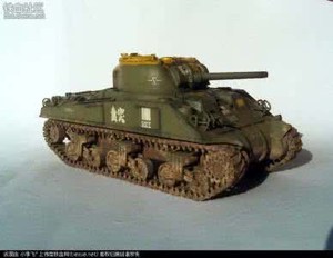 模型 代工 成品 抗战 抗日战场 突击 谢尔曼 远征军 M4A4 1/35
