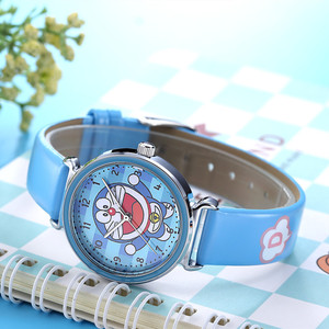 儿童男童手表 可爱叮当猫腕表哆啦A梦卡通表超萌小学生男孩石英表