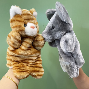 促销讲故事手偶玩具猫和老鼠套装大号毛绒手套玩偶宝宝亲子早教