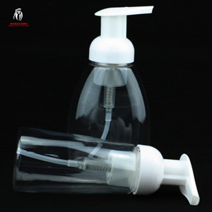 纹身色料泡沫壶 啫喱喷雾剂瓶 塑料调和液瓶 塑料透明扁瓶250ml