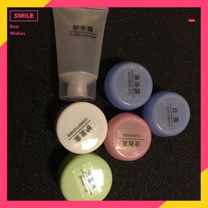 化妆品字帖试用装小样分类贴化妆品分装工具文字标识贴分装瓶标签