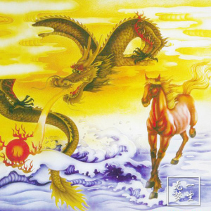 diy钻石画神龙骏马龙马精神十字绣钻石绣方钻满钻圆钻贴钻画 客厅