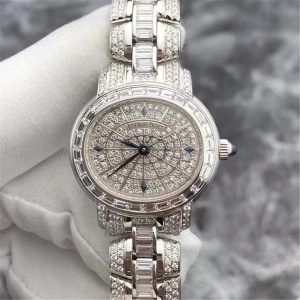 二手 爱彼 千禧系列手表18k白金原镶钻满天星石英女表 79373