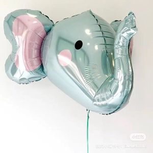 进口动物形状卡通铝膜气球生日场景布置装饰男孩女孩儿童气球无毒