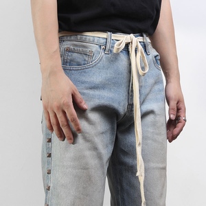 doublez高街风欧美潮fog风格裤绳比伯同款裤头带飘带编织男女腰带