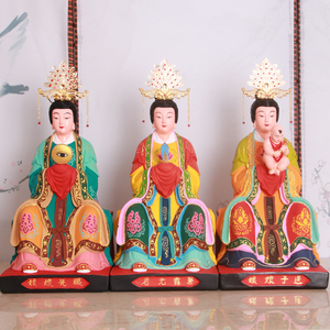 碧霞元君泰山圣母奶奶泰山老母神像三宵娘娘树脂落地庭院佛像摆件
