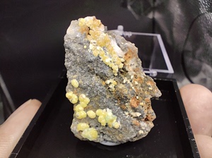 湖南磷氯铅矿砷铅矿天然原石Vanadinite-140346A盒子矿