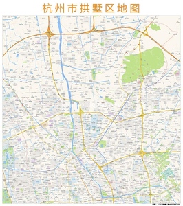 杭州拱墅区地图