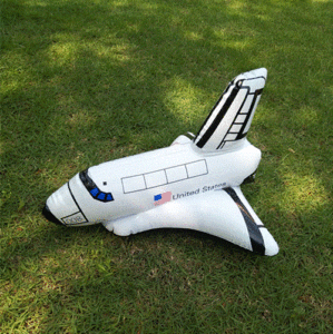 充气飞机火箭益智玩具表演活动舞台道具仿真特大客机战斗机模型