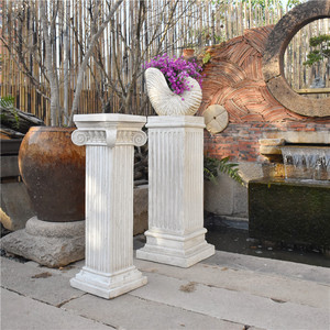 欧式罗马柱复古花园庭院别墅摆件婚庆婚礼道具柱子底座阳台装饰