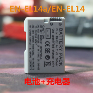 EN-EL14a电池 适用于尼康D5300 D5600 D5200  D3400 D3500 充电器