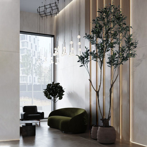 仿真绿植装饰橄榄树假树盆栽ins复古风室内大型客厅盆景北欧植物