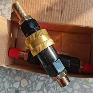 刹车气管接头重汽挂车配件半挂车快速接头螺旋管连接阀挂车自封阀