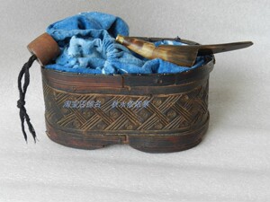 鹌鹑圈鹌鹑哨子竹雕鸟窝老物件古物清末民初老竹件老竹器