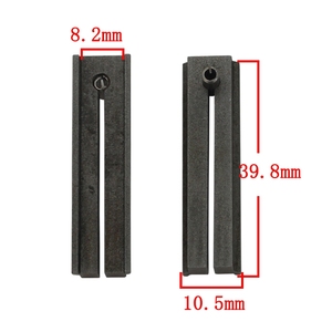 [G017]锁匠用品工具配钥匙铣槽钥匙辅助小夹具分大小号 单付价钱