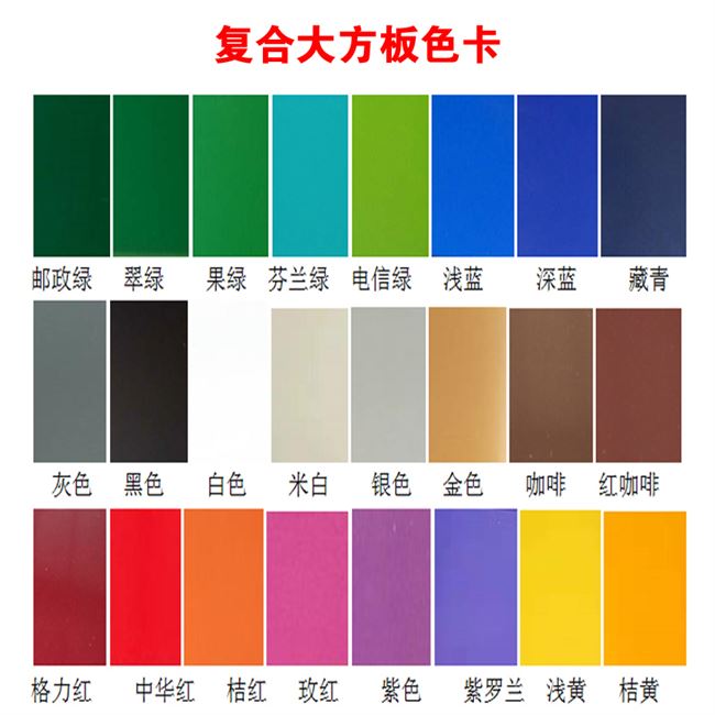 门面门头户外复合大方板广告扣板招牌底板装修隔断1米宽彩钢扣板