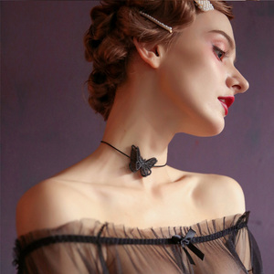 804人付款淘宝情趣内衣服配饰项圈镂空花边蕾丝颈环水溶颈环脖环成人