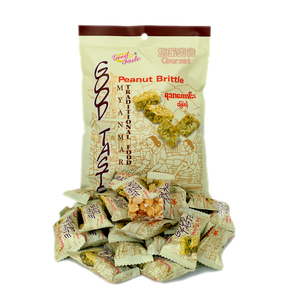 进口糖果花生糖特产小吃清真零食品缅甸进口手工花生酥200g包邮