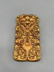 古代金令战国军令令牌唐宋元明清令牌金腰牌皇帝密令鎏金令牌信物