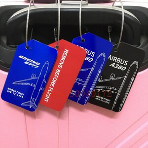 新款波音空客飞机行李牌航空登机牌托运箱挂牌箱包防盗吊牌