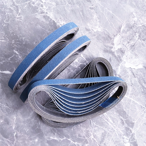 砂带机砂带520*20小型沙带条砂圈330*10进口蓝色锆刚玉砂纸砂带卷