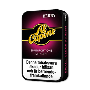 8瑞典唇烟咖啡葡萄浆果Al Capone牙烟尼古丁含片进口替烟snus
